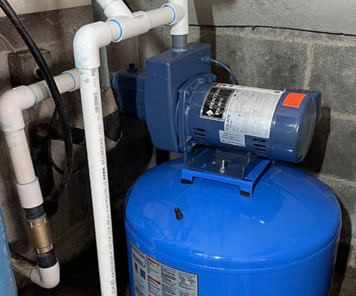 geothermal blue pump